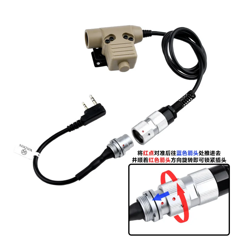 Adaptador PTT para walkie talkie con conector U94 - imagen 4