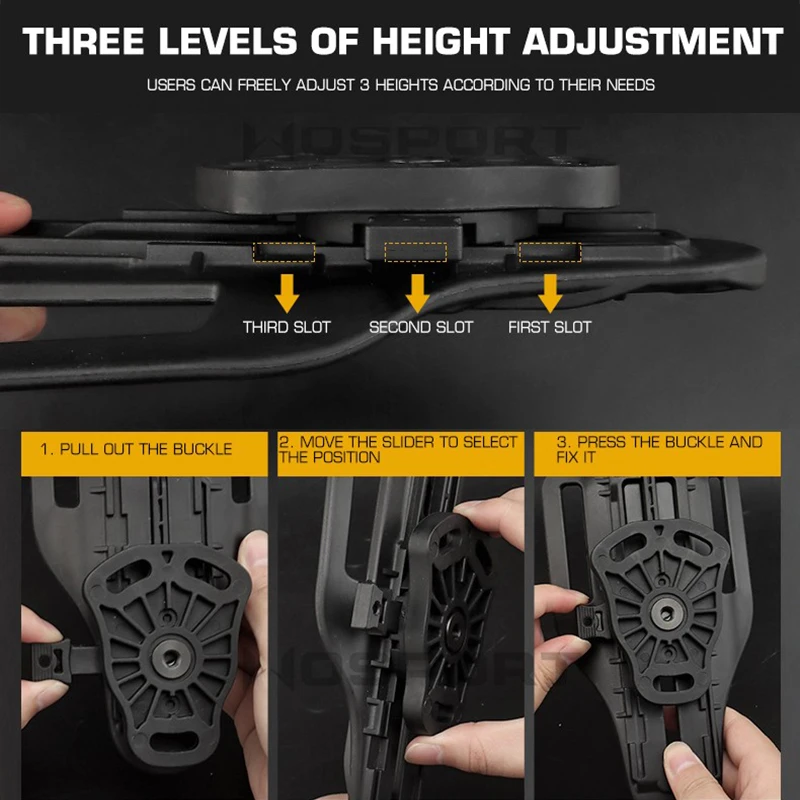 Adaptador de funda táctica para cinturón – Compatible Glock M9 1911 - imagen 5