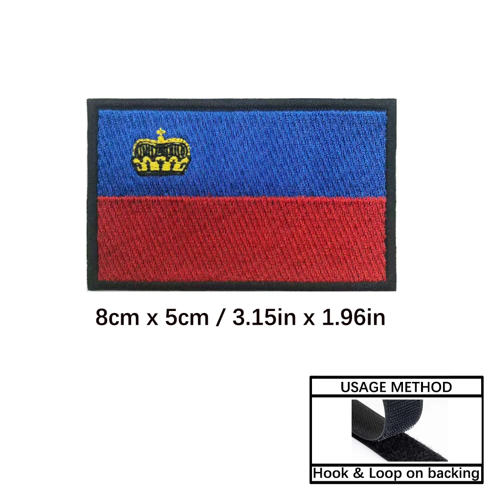Parche brazalete bordado banderas – Hook & Loop o planchar - imagen 3