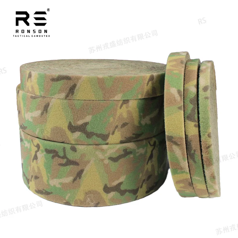 Cinta Camuflaje IR Reflectante MC Woodland Nylon Bucle Táctico MOLLE - imagen 4