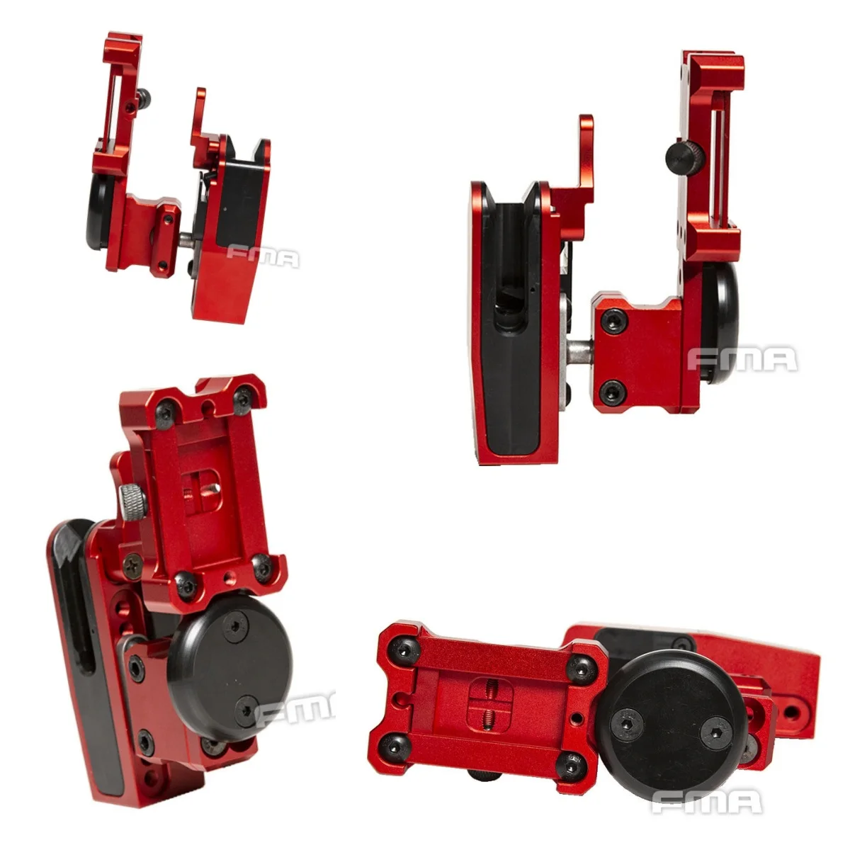 FMA funda de extracción rápida aluminio roja para pistolas airsoft - imagen 4