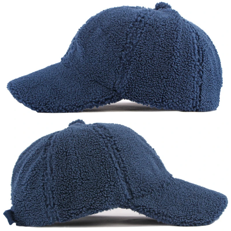 Gorra táctica de borreguillo sintético ajustable, mujer - imagen 3