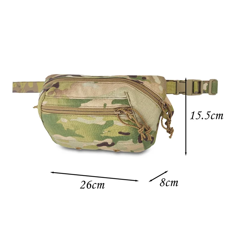 Bolsa táctica bandolera MC SP ajustable para viajes aire libre SS - imagen 4