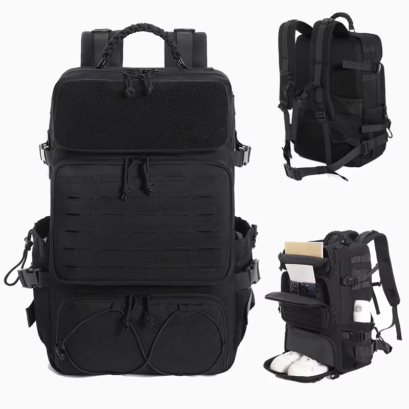 Bolsa modular táctica lona hombre con capacidad compartimentos zapatos