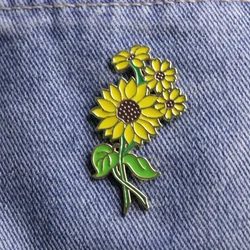 Pin de solapa esmalte flor divertida – Broche para mochila