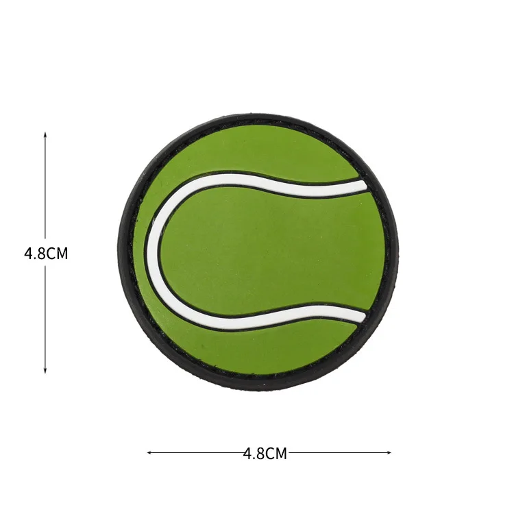 Parche PVC 3D con velcro que brilla en la oscuridad para mochila