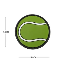 Parche PVC 3D con velcro que brilla en la oscuridad para mochila