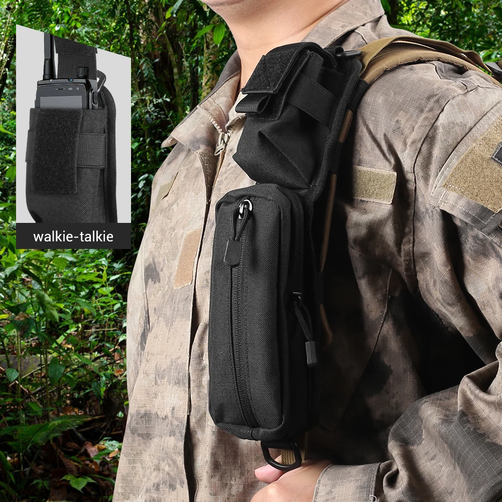 Bolsa táctica MOLLE polivalente con correa de hombro - imagen 2