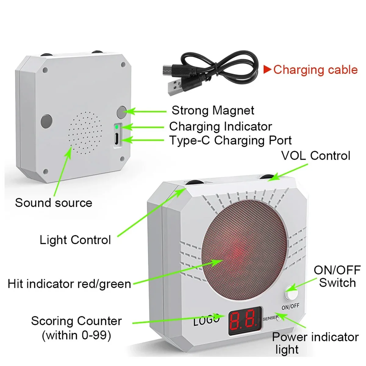 Entrenador de tiro en seco con láser y objetivo electrónico - imagen 5