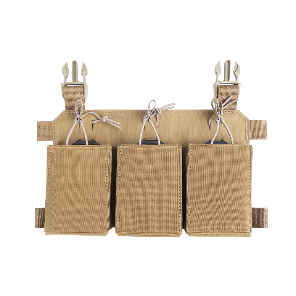 Bolsa táctica MOLLE triple para cargadores y herramientas Airsoft