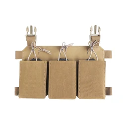 Bolsa táctica MOLLE triple para cargadores y herramientas Airsoft