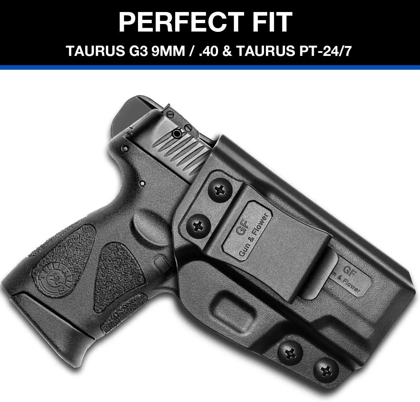 Funda IWB Taurus PT24-7 portación oculta cant y retención, derecha - imagen 2