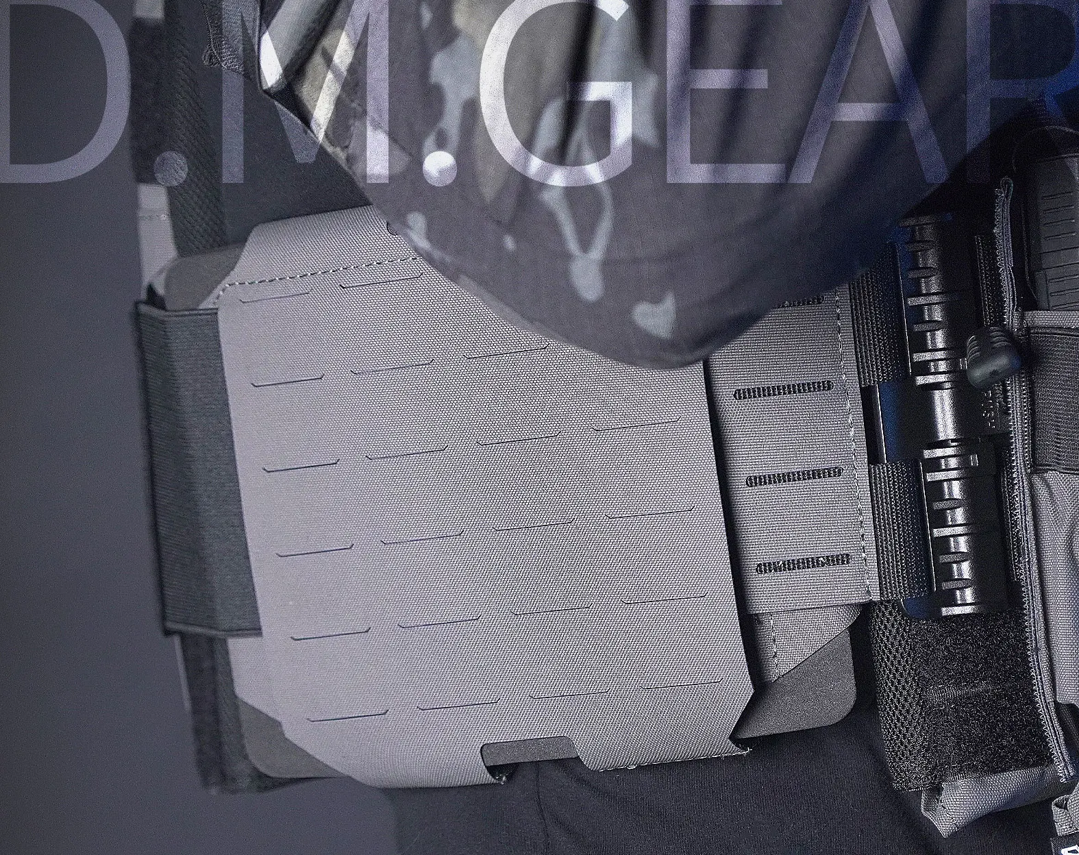 Vistas del chaleco con bolsillos laterales