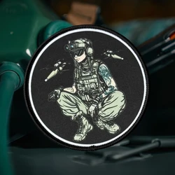 Parche táctico FPV operador morale – gancho y bucle para ropa