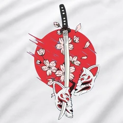 Parche termoadhesivo máscara de zorro y flores de cerezo – Térmico