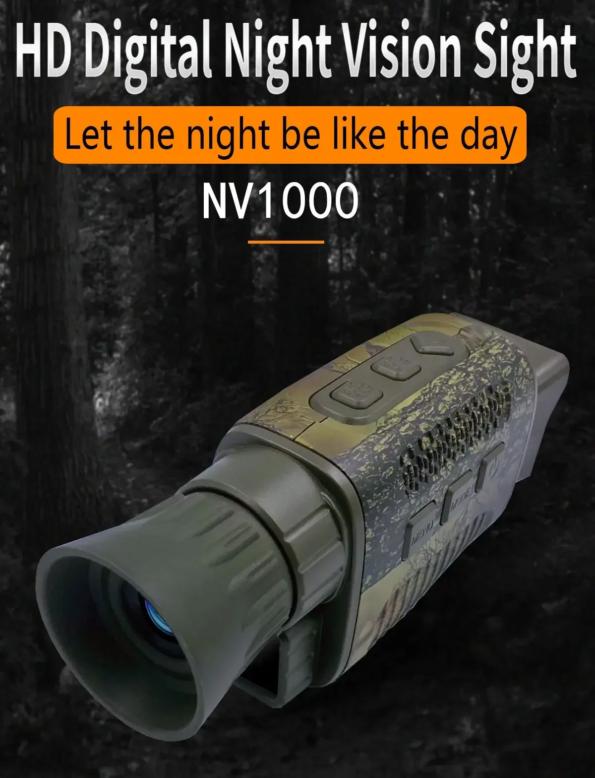 NV1000 Visión nocturna infrarroja monocular con grabación - imagen 5