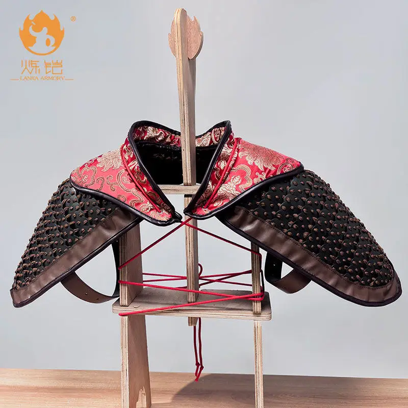 Hombreras de armadura estilo antiguo para cosplay y teatro