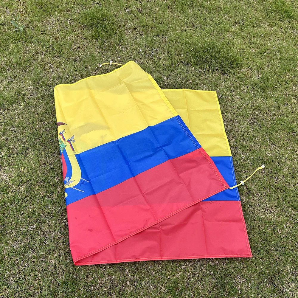 Bandera de Ecuador tipo chal de poliéster para exterior e interior - imagen 5