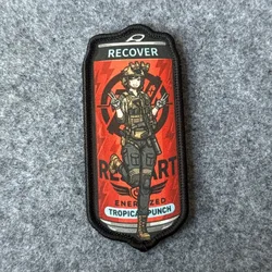 Parche táctico militar gancho y bucle chica soldado anime Restart
