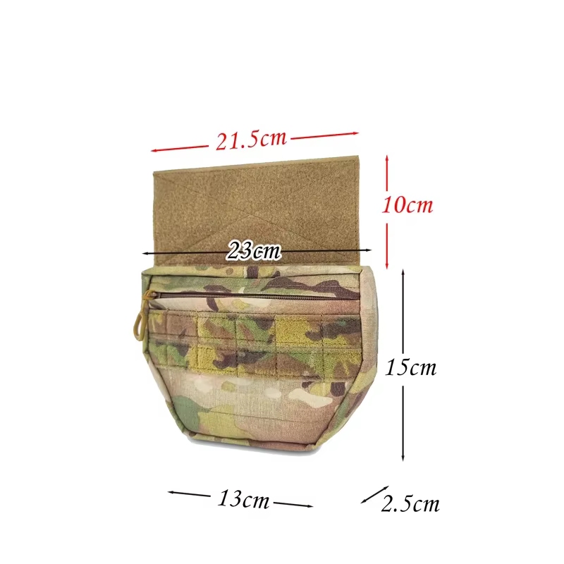 Bolsa táctica EDC MOLLE Multicam abdominal portaplacas desplegable - imagen 3