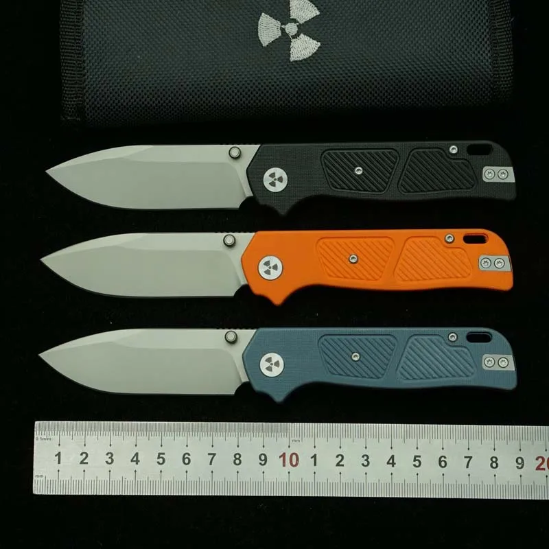 LEMIFSHE JR4545 cuchillo plegable 14C28N G10 EDC al aire libre - imagen 2