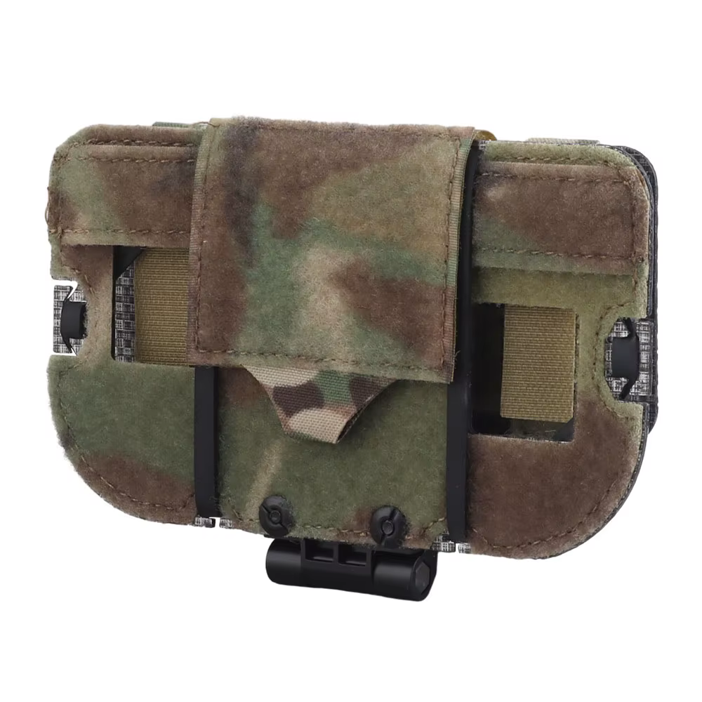 Chaleco táctico MOLLE con portaplacas y bolsillos para móvil y mapas