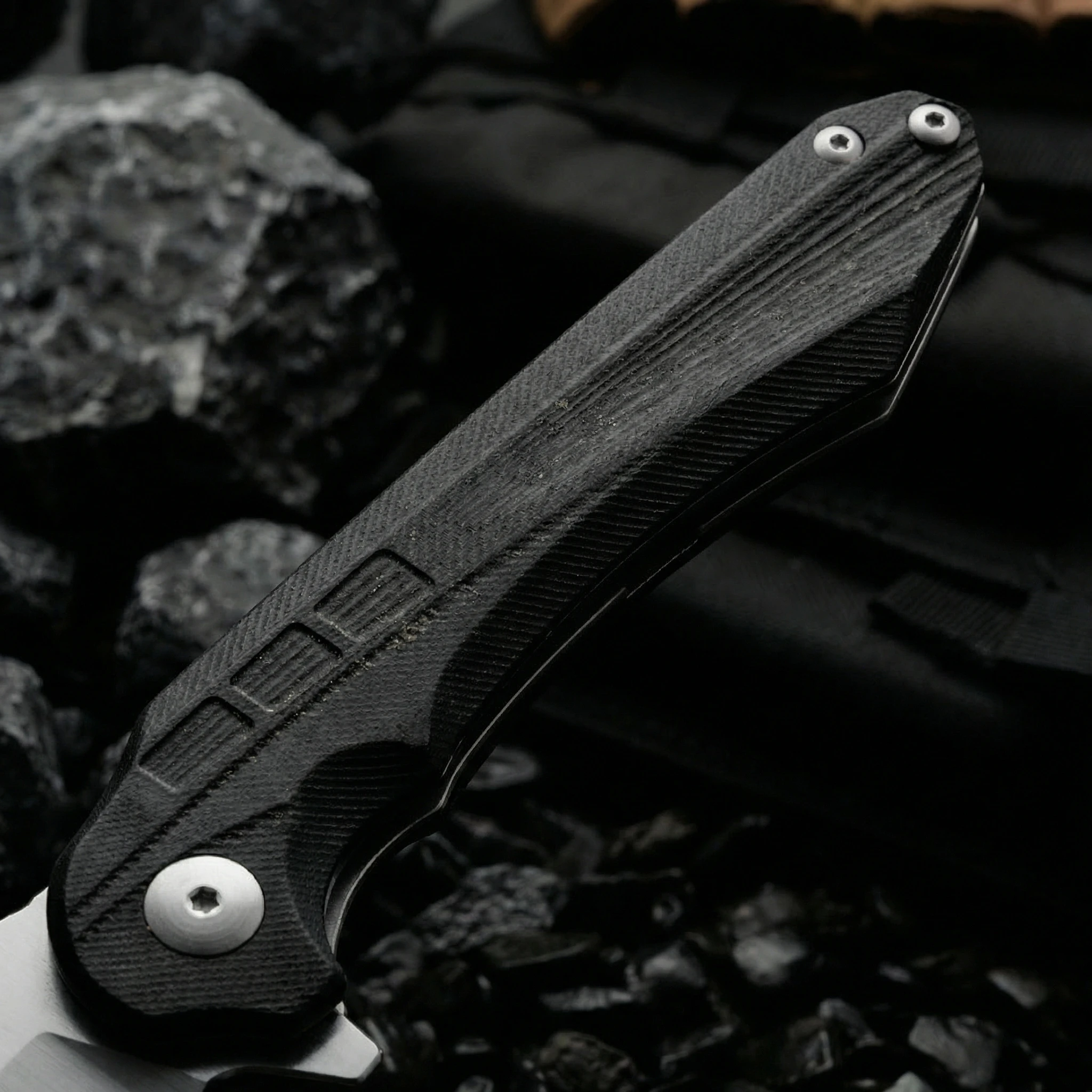 Cuchillo plegable para exteriores emergencia senderismo camping - imagen 3