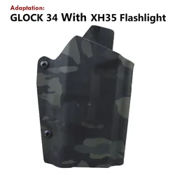 Funda Glock 34 táctica oculta con enganche rápido para XH35