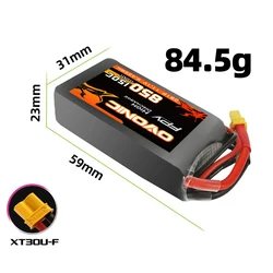 Ovonic batería LiPo FPV XT30 para dron FPV
