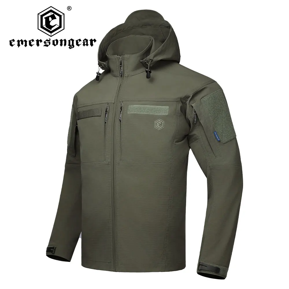 Emersongear chaqueta táctica hombre impermeable transpirable MOLLE
