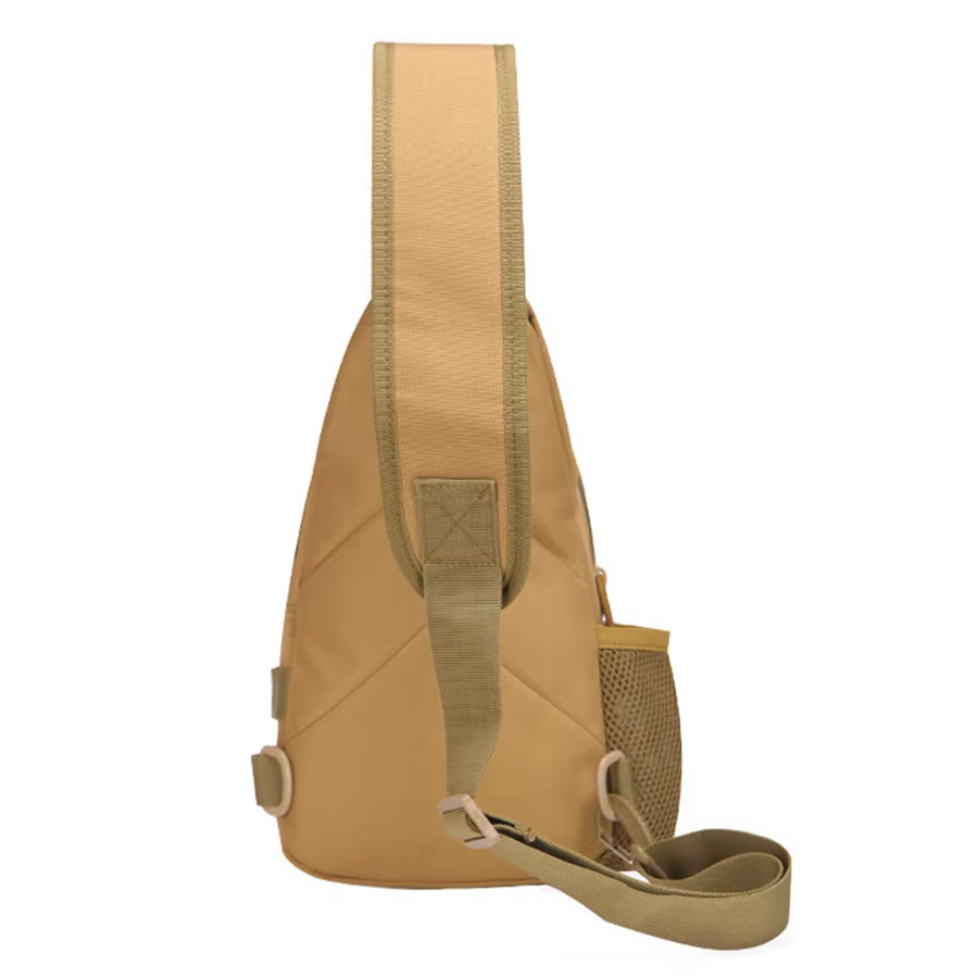 Bolsa de pecho táctica MOLLE de malla elástica para agua senderismo - imagen 2