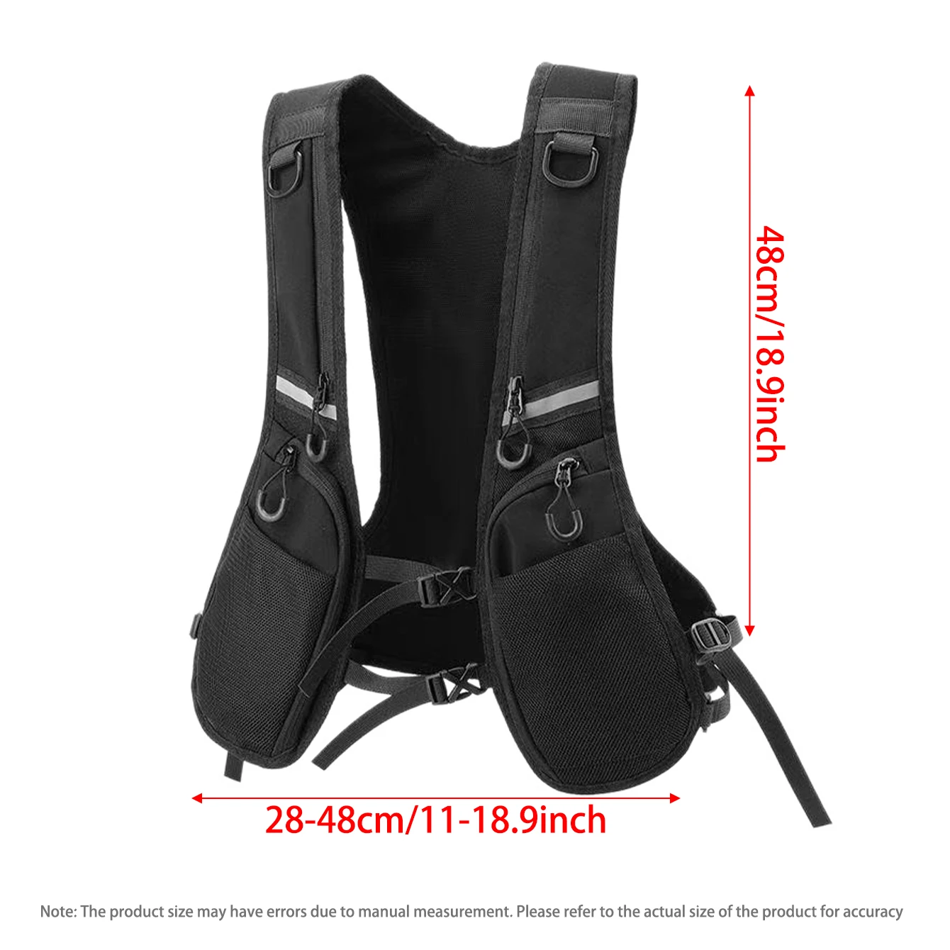 Chaleco táctico ligero hombre con cintura ajustable aire libre - imagen 2