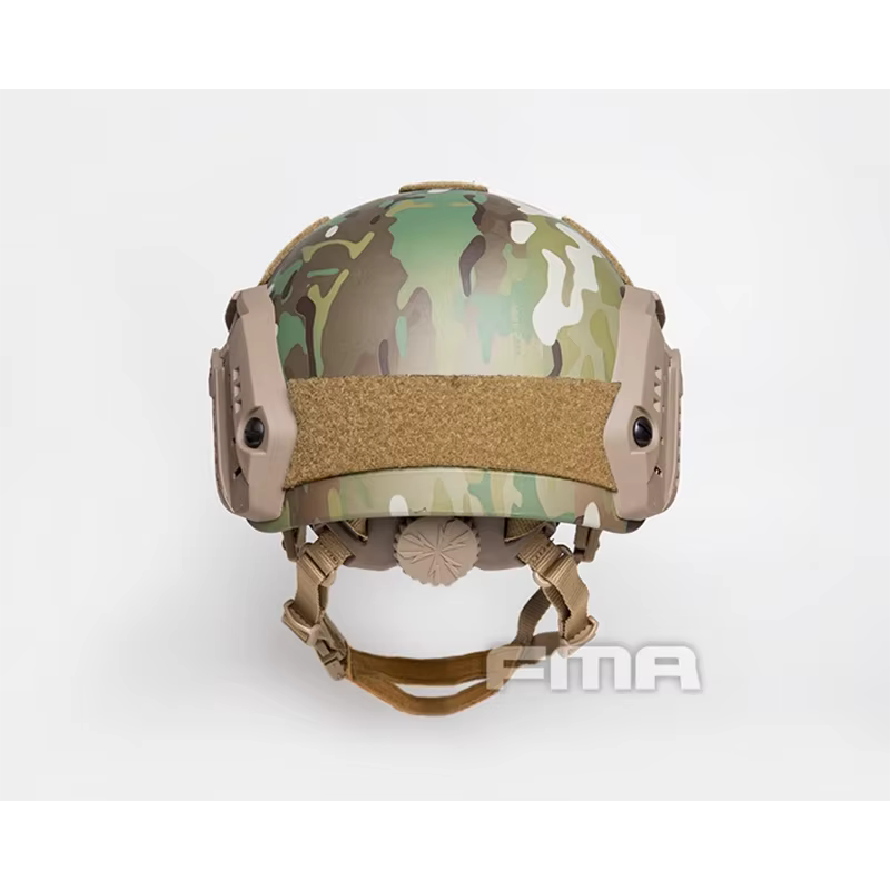 FMA casco táctico verde con forro ajustable y compatibilidad Picatinny - imagen 4
