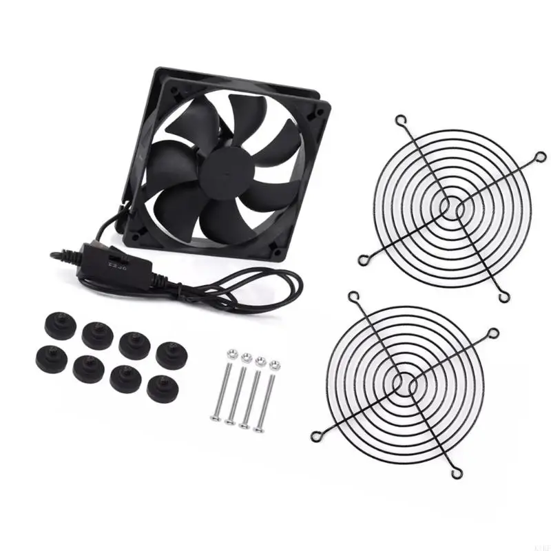 Vista del ventilador 120 mm
