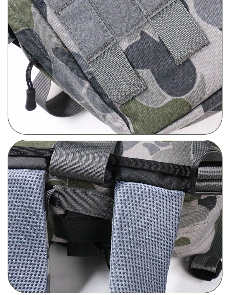 Estilo camuflado para actividades al aire libre