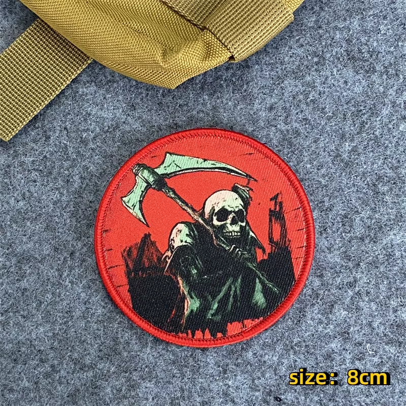 Detalle de parche Skull Soldier
