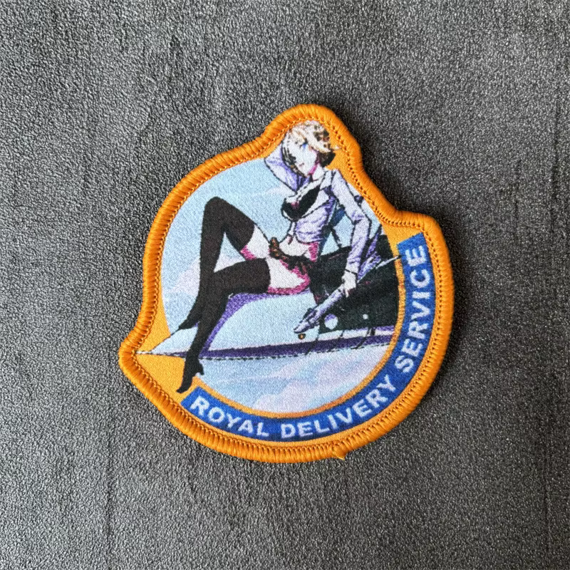 Parche táctico anime con insignia moral velcro para mochila y ropa