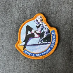 Parche táctico anime con insignia moral velcro para mochila y ropa