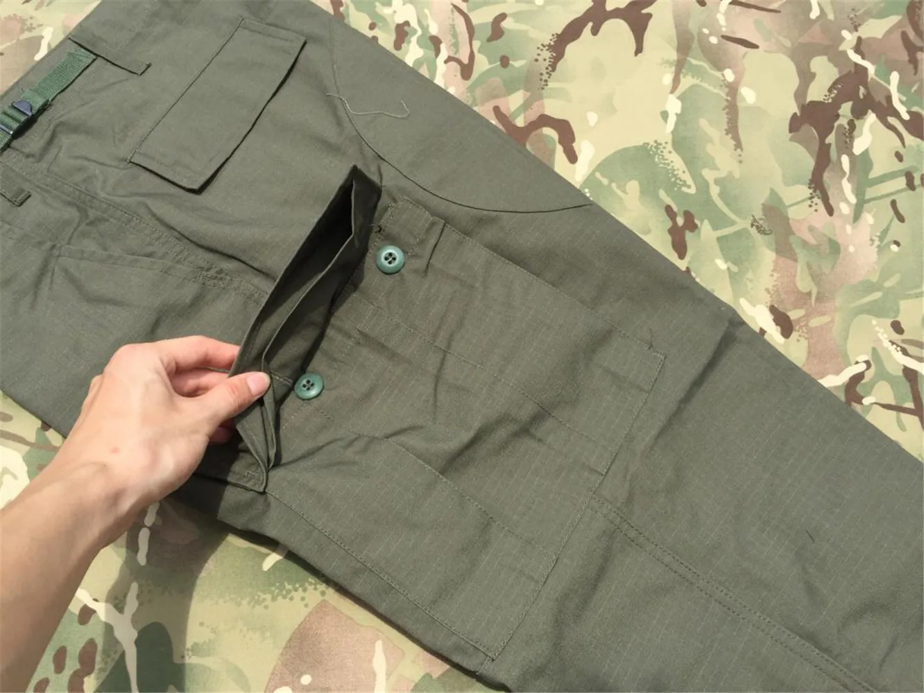 RG Ranger verde Uniforme táctico BDU manga larga y pantalón
