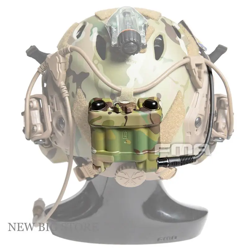 Casco táctico FMA NVG PVS31 con luz estroboscópica infrarroja - imagen 2