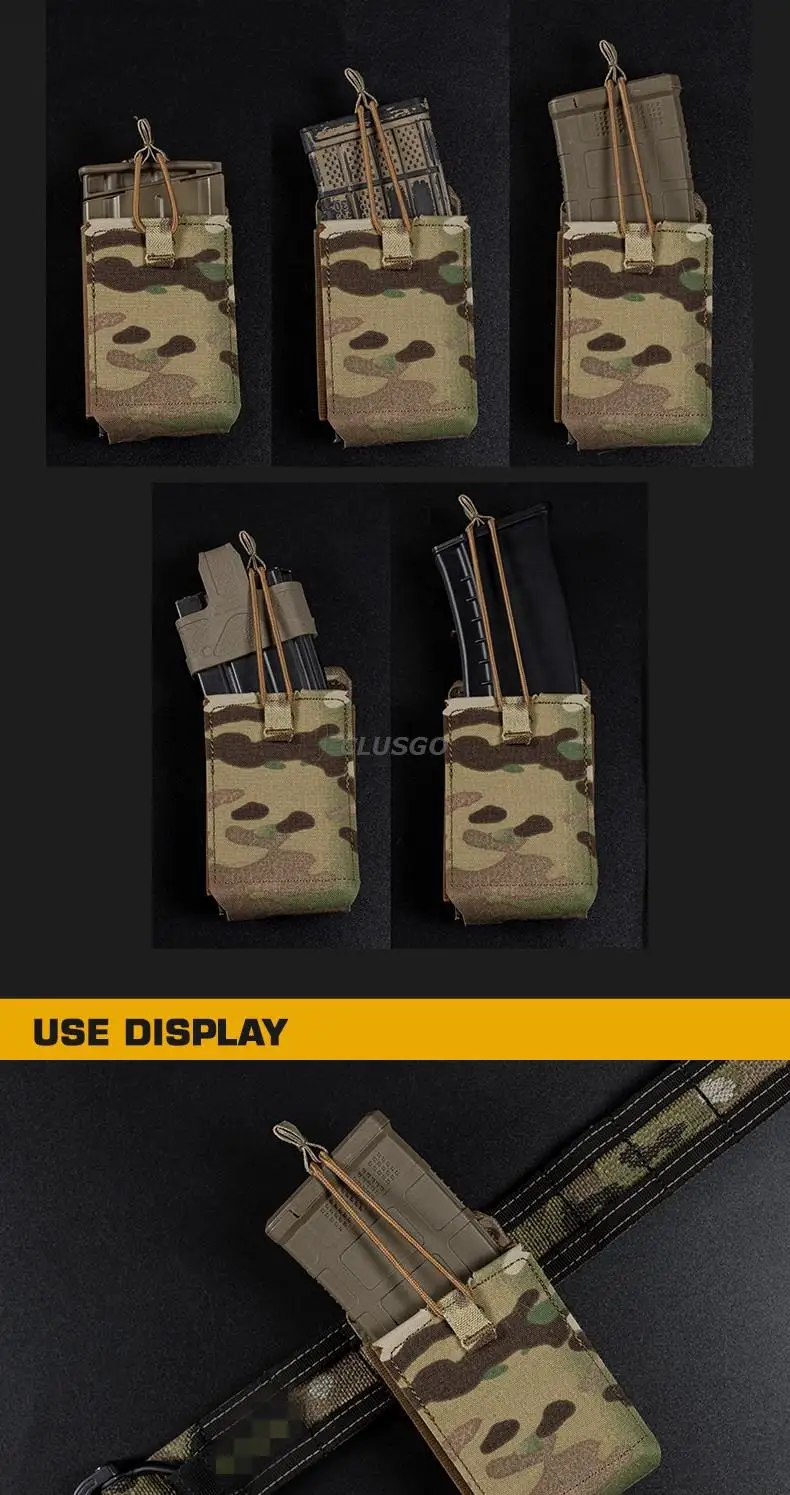 Bolsa Molle con cargador insertado