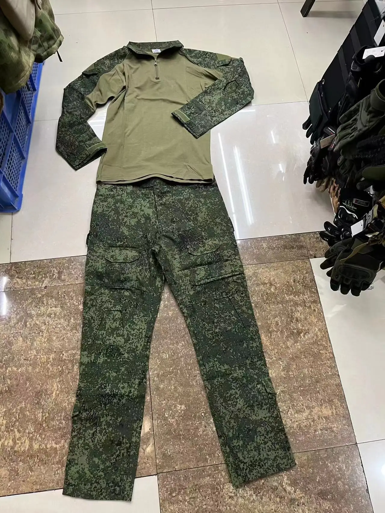 GEN2 EMR traje táctico camuflaje militar verde mono rana resistente - imagen 2