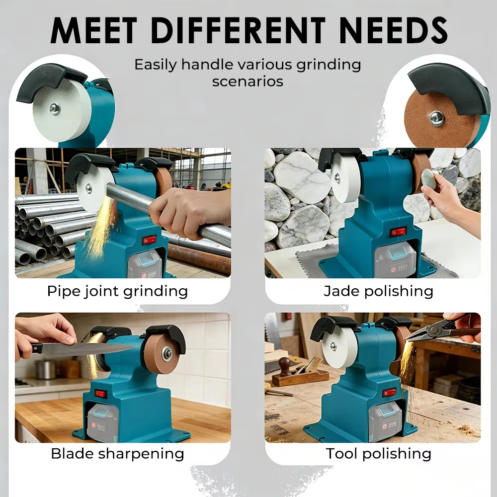 Makita Amoladora de banco eléctrica para afilar y pulir cuchillos - imagen 2