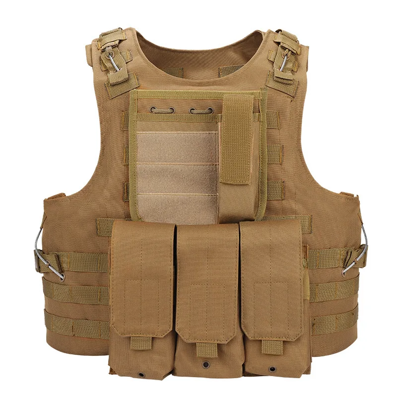 Chaleco táctico camuflaje anfibio de protección y carga MOLLE - imagen 3