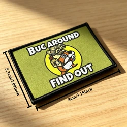 Parche velcro Find Out Meme castor visión nocturna gancho-bucle