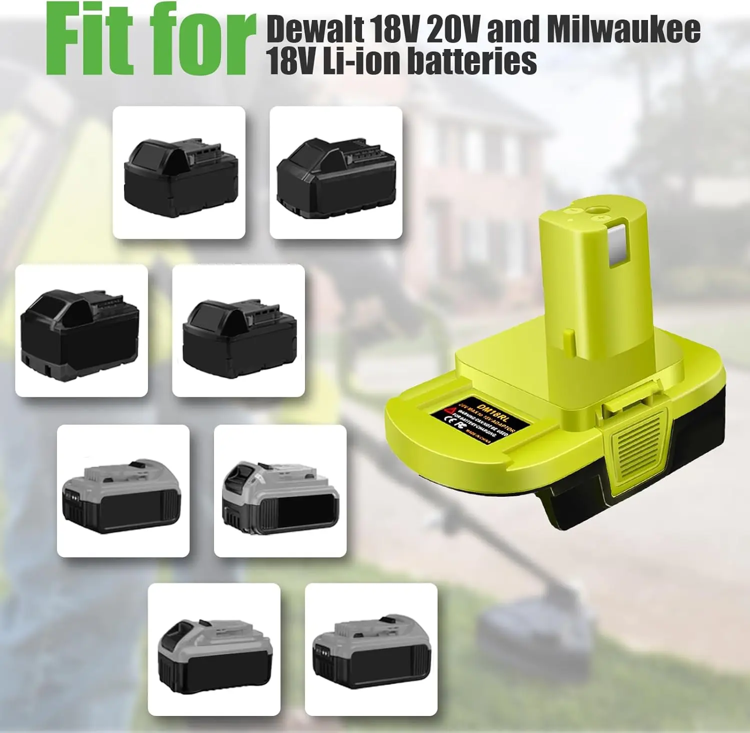 Adaptador resistente en carcasa ABS