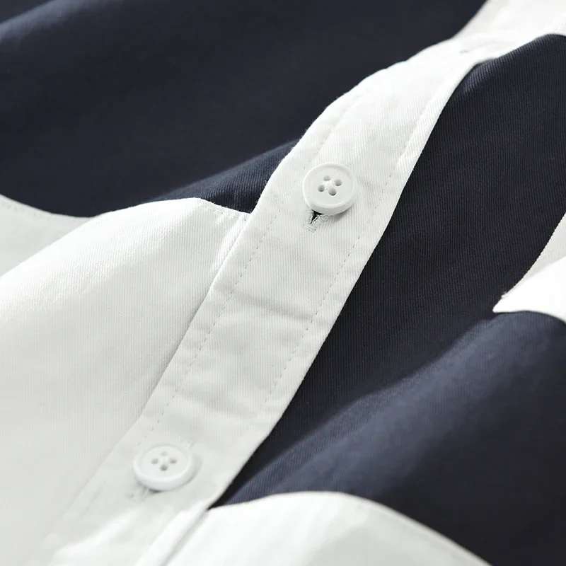 Camisa táctica vintage manga larga con parches y cuello algodón