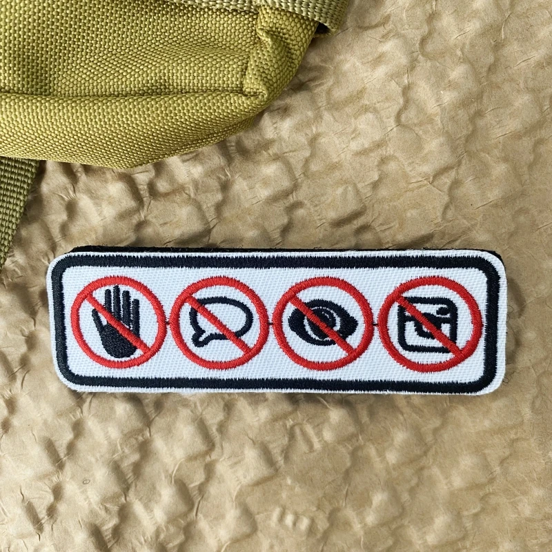 Detalle del bordado y textura del parche