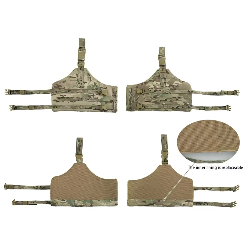 Polainas MOLLE tácticas para pierna con correas de montaje - imagen 4