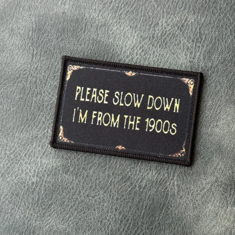 Parche táctico con frase años 1900 – velcro para mochila - imagen 3